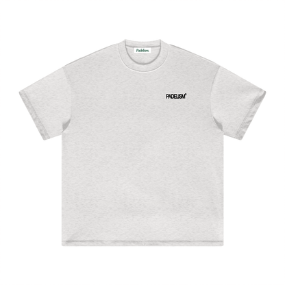 Heavyweight T-shirt in oat gray with small Padelism chest logo