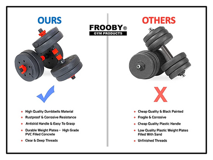 20/30kg Dumbbell Barbell Set Pair Hand Weights