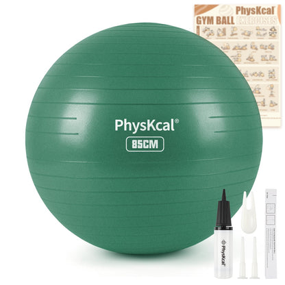 PhysKcal Gym Ball 55-85cm Exercise Swiss Ball