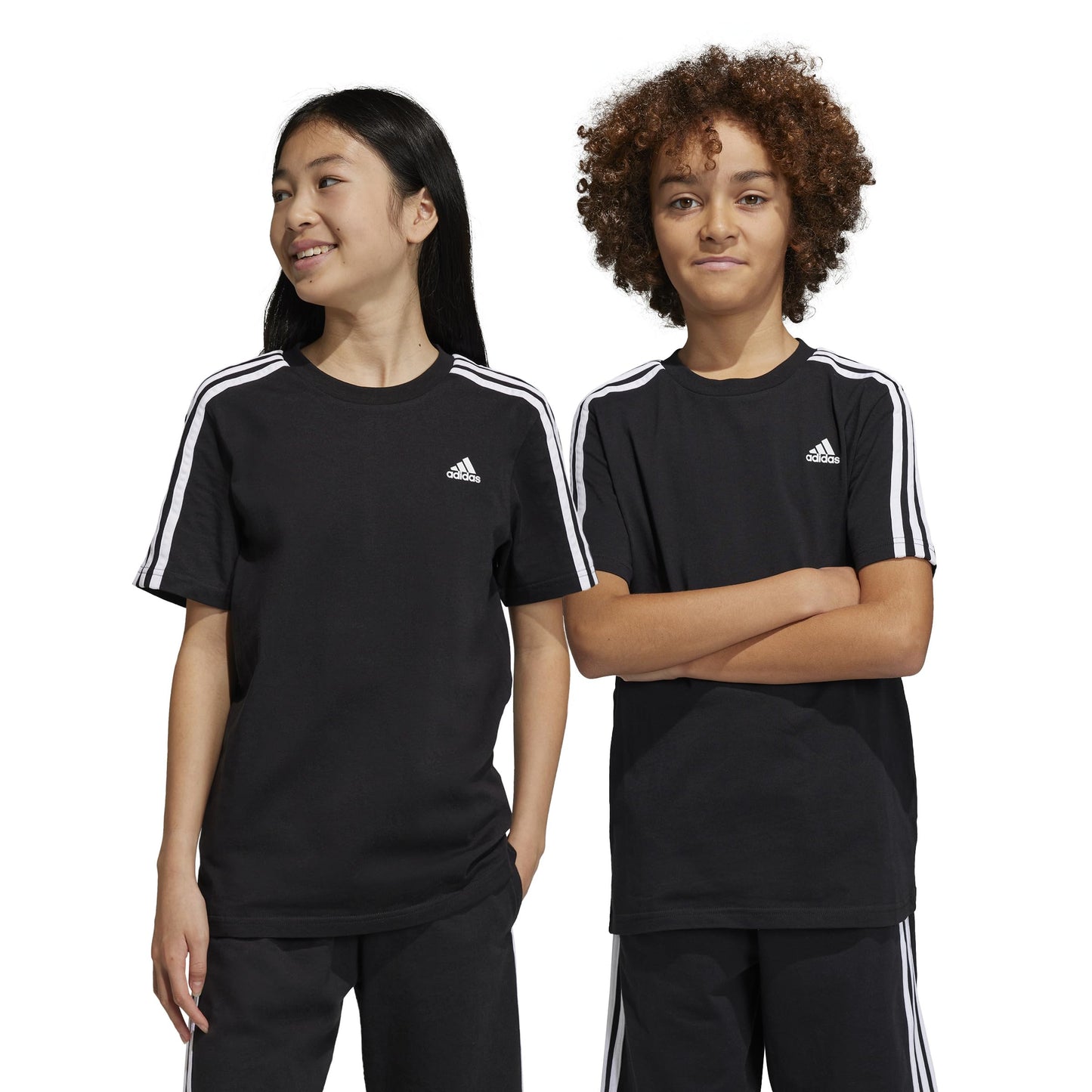 adidas Unisex Kids Essentials 3-Stripes Cotton T-Shirt T-Shirt