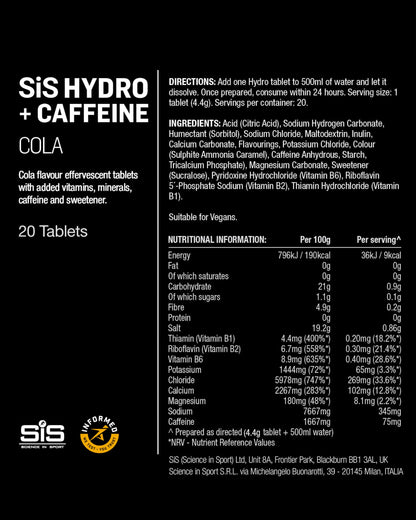 Science in Sport Hydro Electrolyte Tablets 20 pc