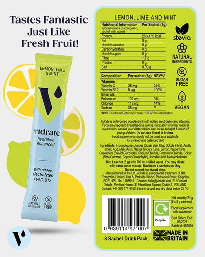 Vidrate Electrolytes Powder