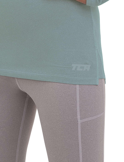 TCA Girls' SuperThermal Long Sleeve Performance Base Layer Running Training Top