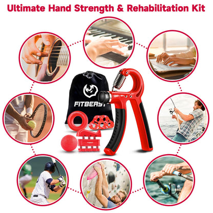 FitBeast Grip Strengthener Forearm Strengthener Hand Grips Strengthener Kit
