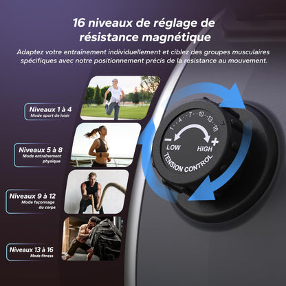 MERACH Q1S Magnetic Rowing Machine | 16 Resistance Levels