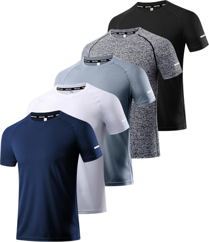 Boyzn 1, 3, 5 or 7 Pack Men's Workout Shirts