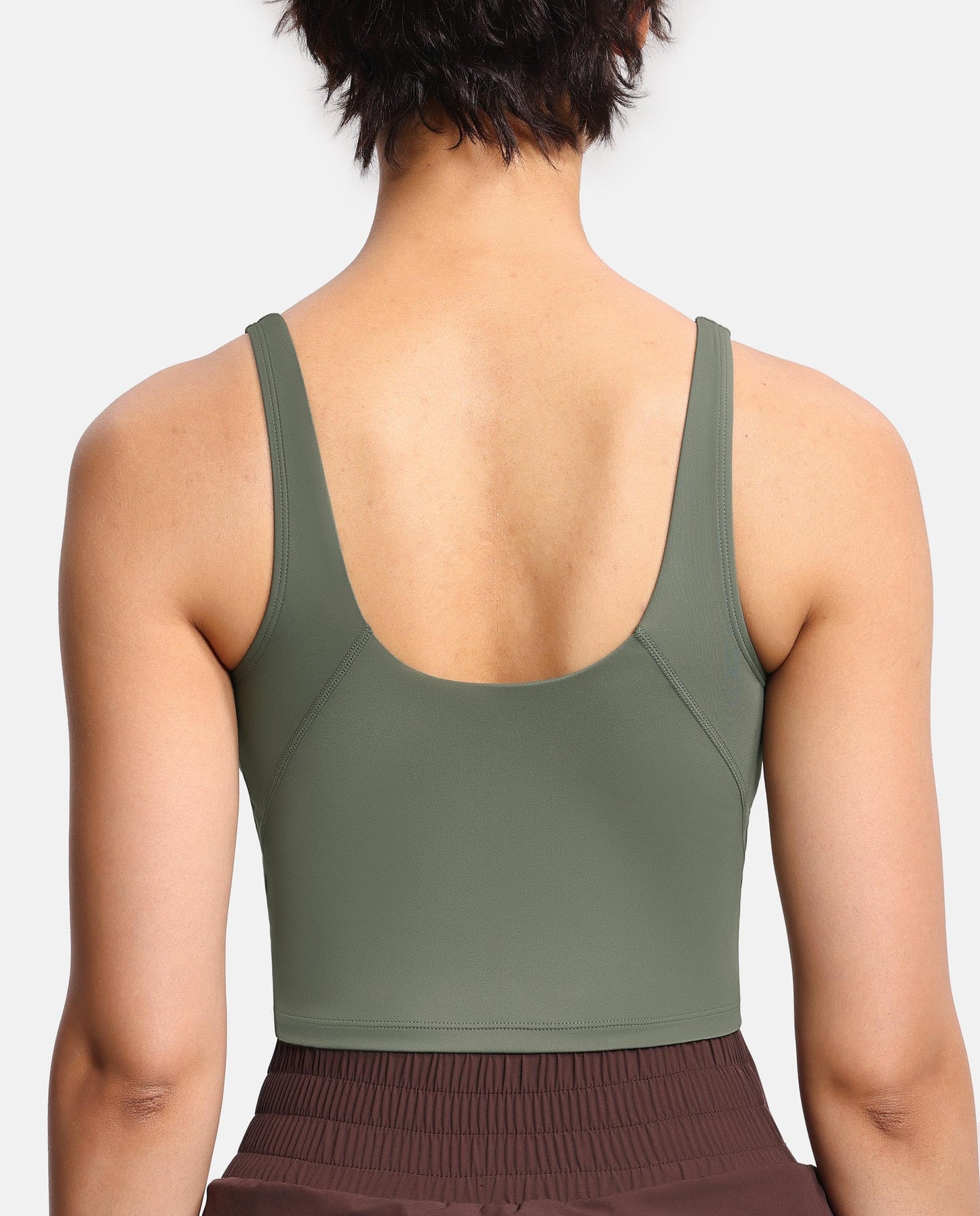 THE GYM PEOPLE Womens' Sports Bra Longline Wirefree Padded with Medium Support