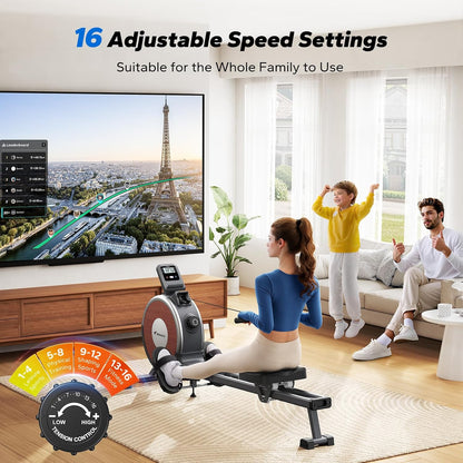 MERACH Q1S Magnetic Rowing Machine | 16 Resistance Levels