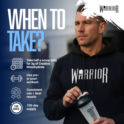 Warrior Creatine Monohydrate Powder 300g