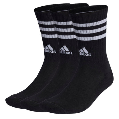 adidas Unisex Kids 3-stripes Cushioned Crew Socks 3 Pairs Crew Socks (pack of 3)