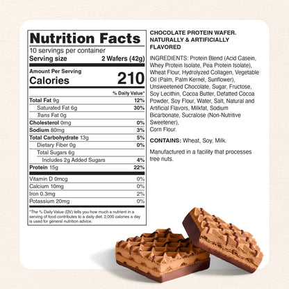Myprotein Protein Wafers, Chocolate