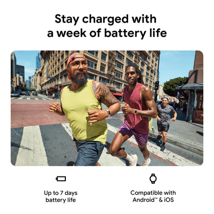 Fitbit Google Charge 6 Activity Tracker with 6-months Premium Membership Included, 7 days battery life and Google Wallet and Google Maps