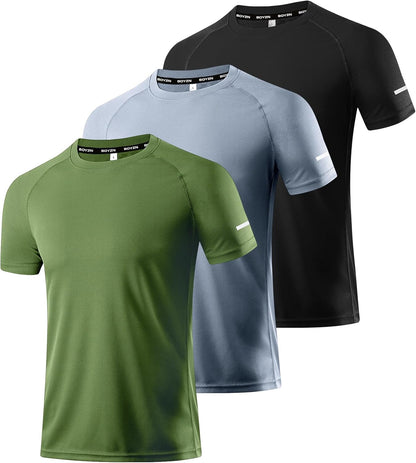 Boyzn 1, 3, 5 or 7 Pack Men's Workout Running Shirts