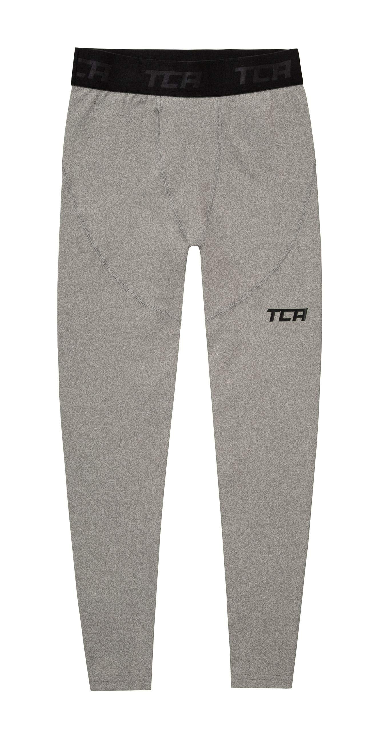 TCA Men Boys Pro Performance Compression Leggings Thermal Base Layer Tights