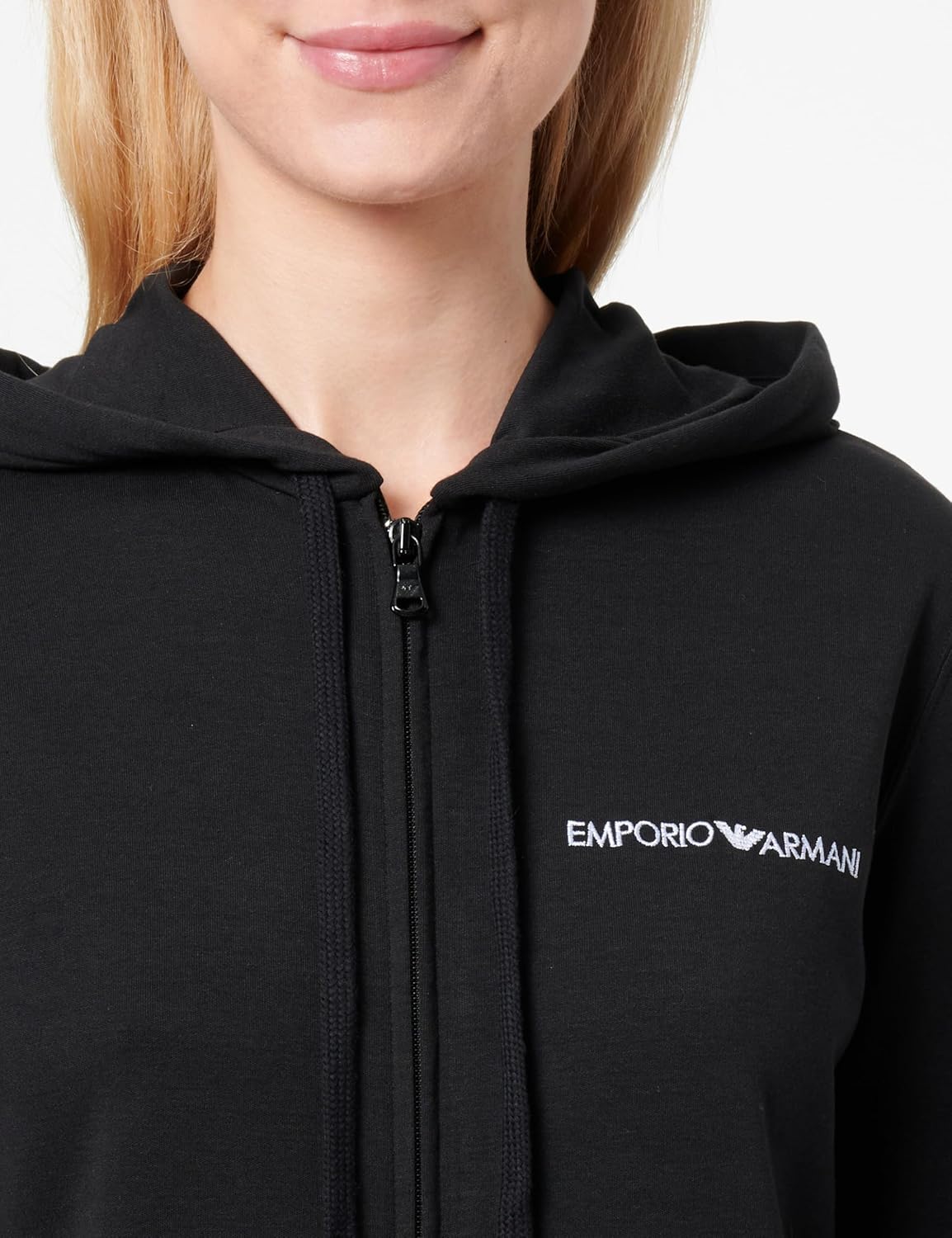 Emporio Armani Women's Interlock Lounge Zip Tracksuit Sweatshirt