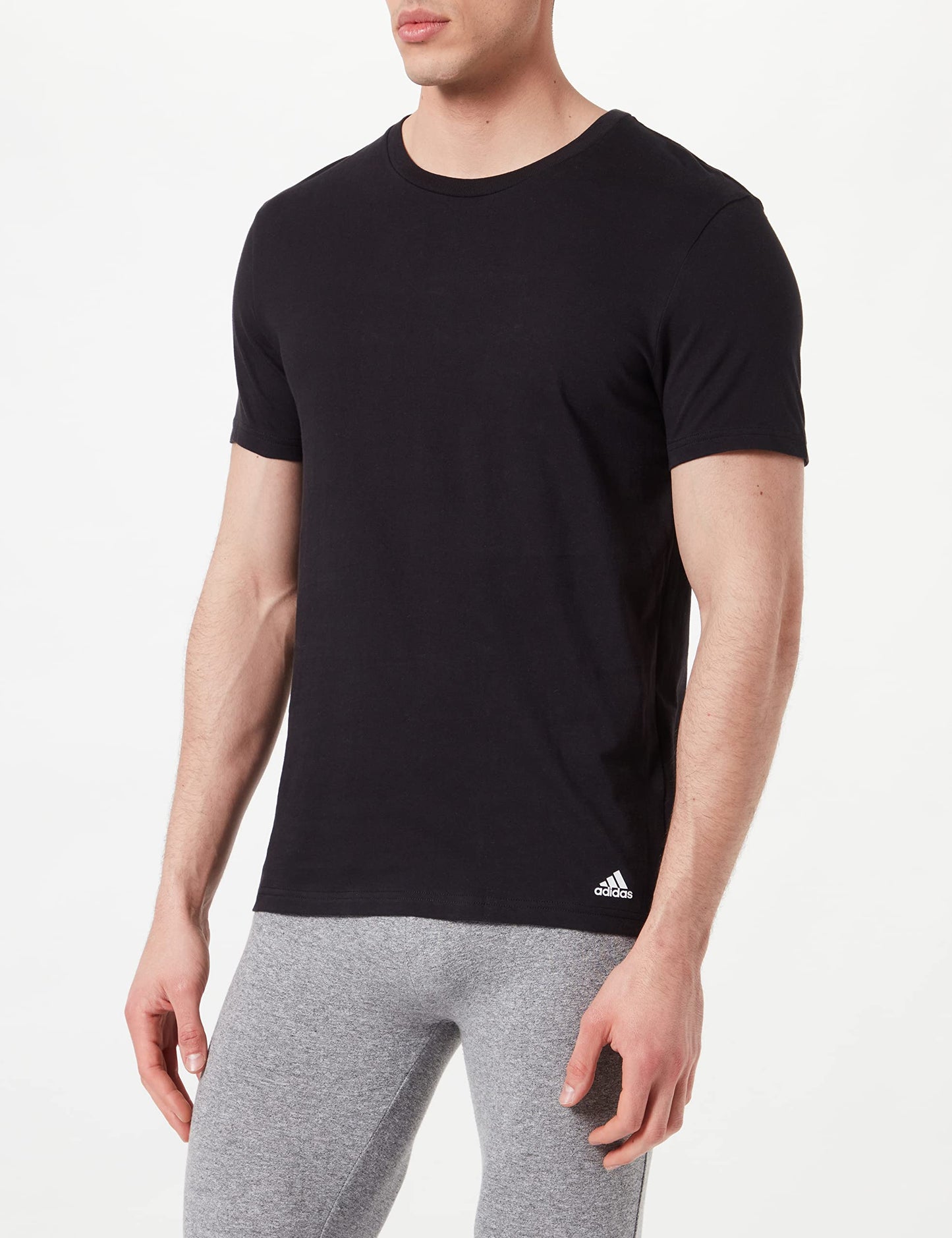 Adidas mens t shirt (pack of 3) - t shirts for men (sizes S - 3XL) - comfortable tshirt men