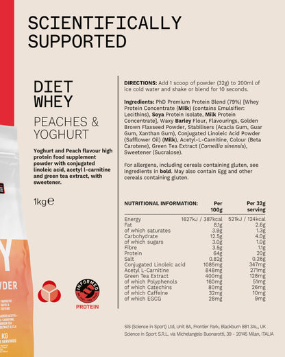 PhD Nutrition Diet Whey Lean Protein Powder