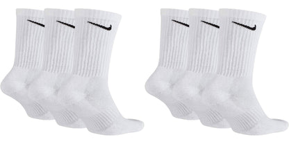 NIKE Men's U Nk Everyday Cush Crew 6pr-bd Socks