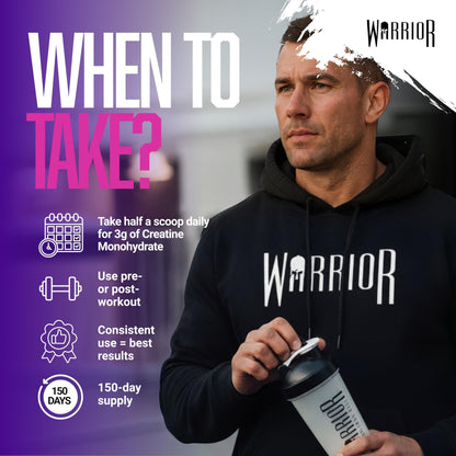 Warrior Creatine Monohydrate Powder 300g