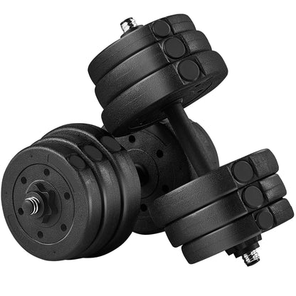 Yaheetech 30KG/25KG/20KG/15KG Adjustable Dumbbells