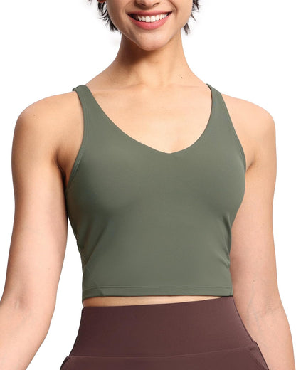 Women’s Longline Sports Bra Wirefree Padded