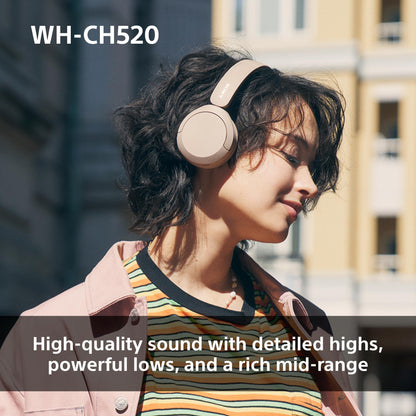 Sony WH-CH520 Wireless Bluetooth On-Ear Headphones