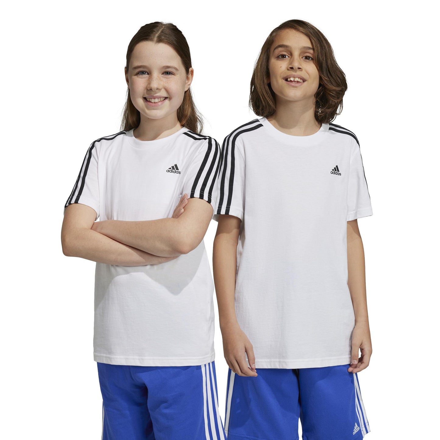 adidas Unisex Kids Essentials 3-Stripes Cotton T-Shirt T-Shirt