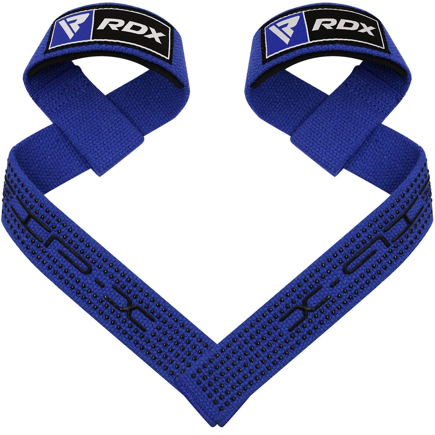 RDX Weight Lifting Straps Deadlifting Powerlifting, 5MM Neoprene Wrist Support, Anti Slip 60CM Hand Bar Grip, Heavy Duty Bodybuilding Weightlifting Workout, Soft Cotton, Strength Training Gym Fitness