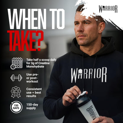 Warrior Creatine Monohydrate Powder 300g