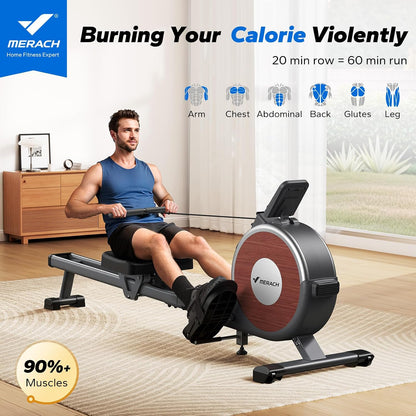 MERACH Q1S Magnetic Rowing Machine | 16 Resistance Levels