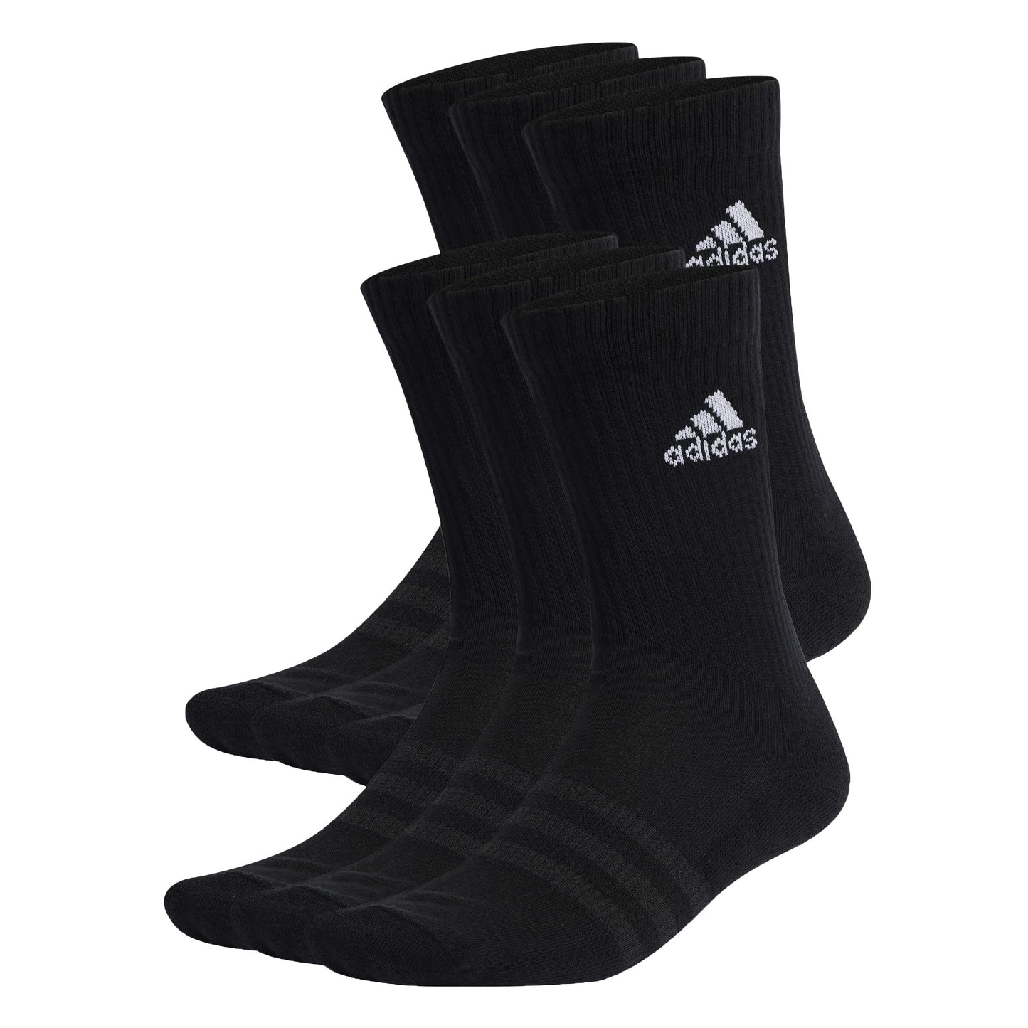 adidas Unisex Cushioned Sportswear Crew Socks 6 Pairs Crew Socks (pack of 6)