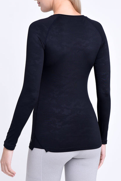 TCA Super Thermal Long Sleeve Women Running, Ski Base Layer - Compression Shirts Woman, Workout Tops for Women
