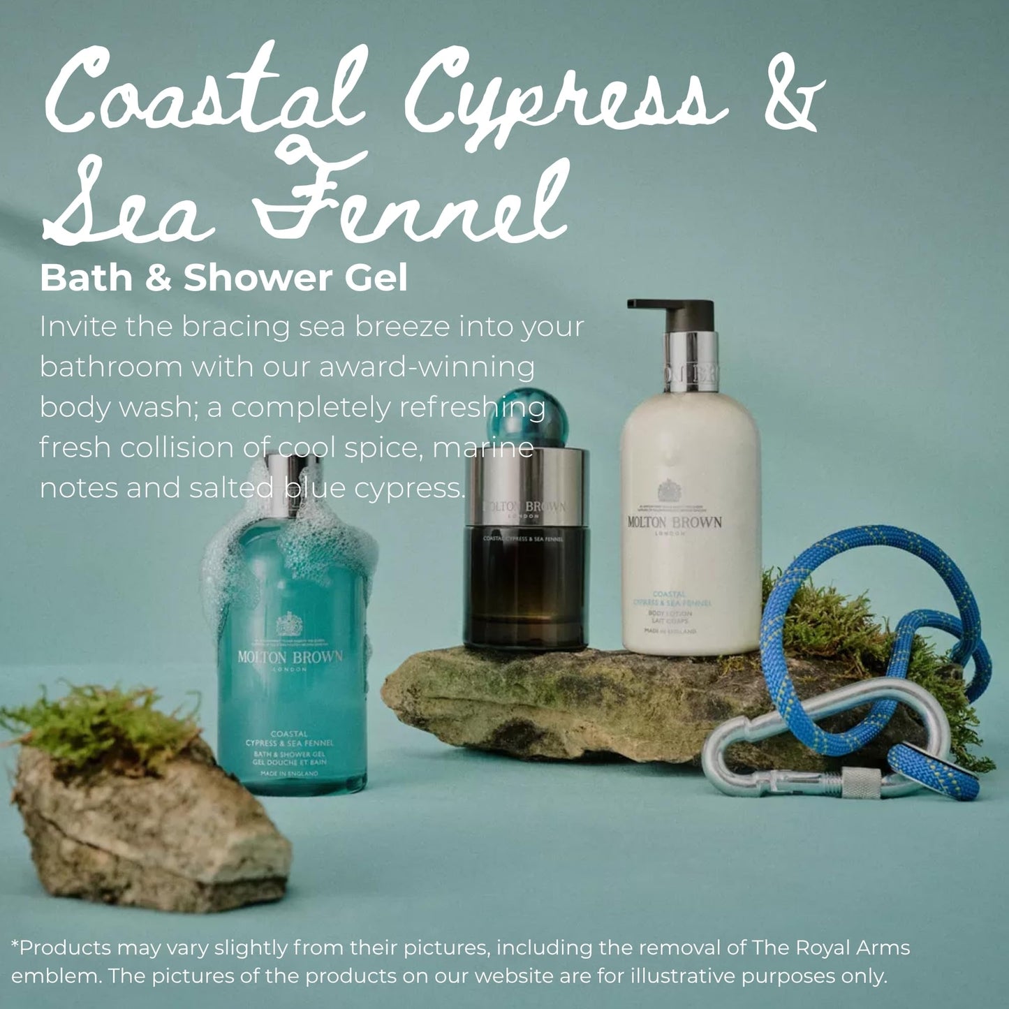 Molton Brown Coastal Cypress & Sea Fennel Bath & Shower Gel 300 ml
