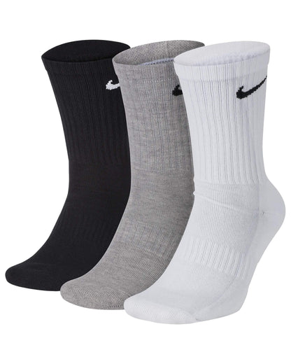 NIKE Unisex U Nk Everyday Cush Crew 3pr Socks