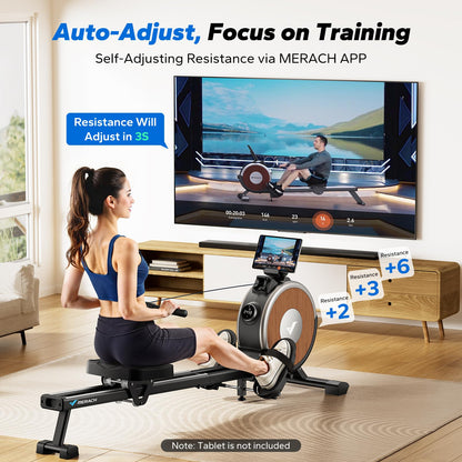MERACH Q1S Magnetic Rowing Machine | 16 Resistance Levels