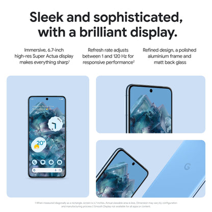 Google Pixel 8 Pro – Unlocked Android Smartphone with telephoto lens, 24-hour battery and Super Actua display – Porcelain, 128GB