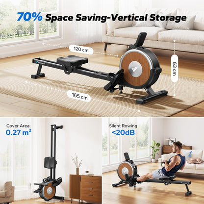 MERACH Q1S Magnetic Rowing Machine | 16 Resistance Levels