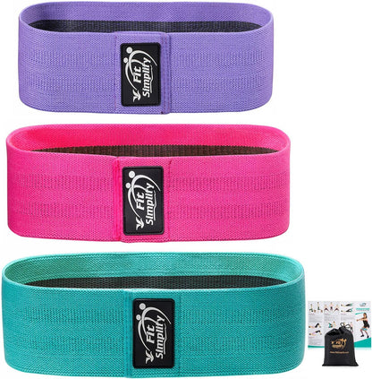 Fit Simplify Resistance Exercise Hip Bands for Legs and Butt