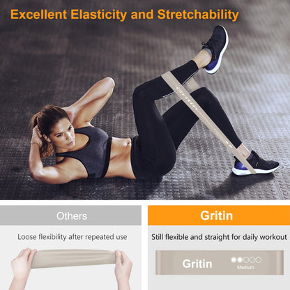 Gritin Resistance Bands, Set of 5