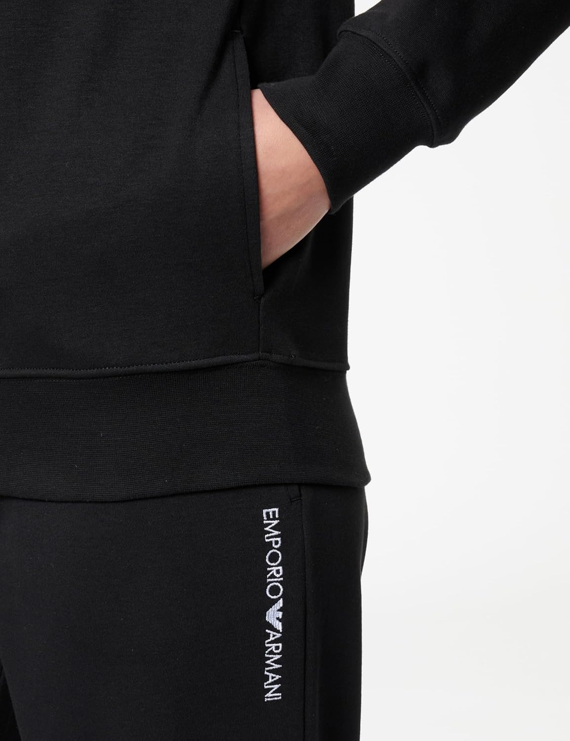 Emporio Armani Women's Interlock Lounge Zip Tracksuit Sweatshirt