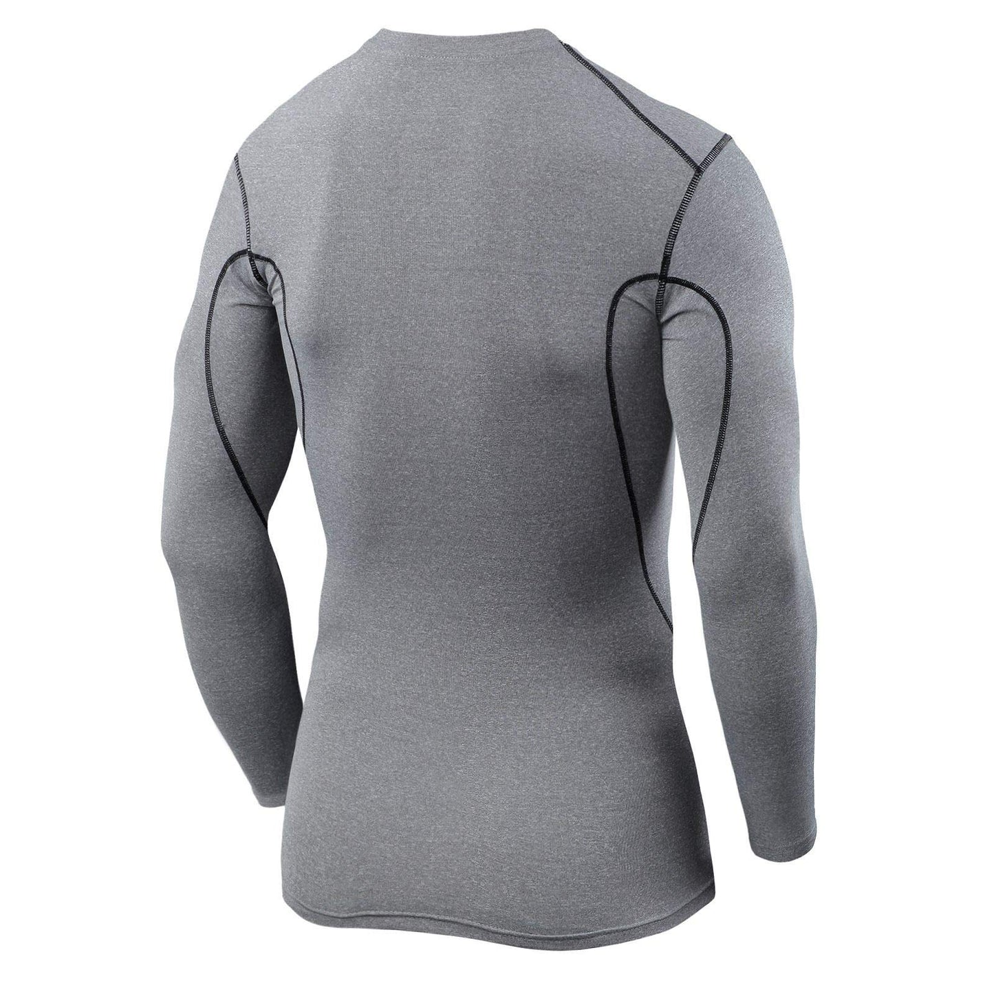 TCA Boys Pro Performance Compression Shirt Long Sleeve Top Compression Tops for Boys Base Layers Boys