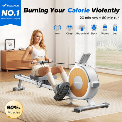 MERACH Q1S Magnetic Rowing Machine | 16 Resistance Levels