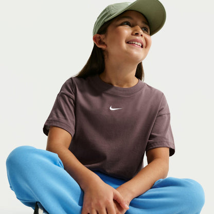 NIKE Girl's G NSW Tee Boxy Essntl Lbr Shirt