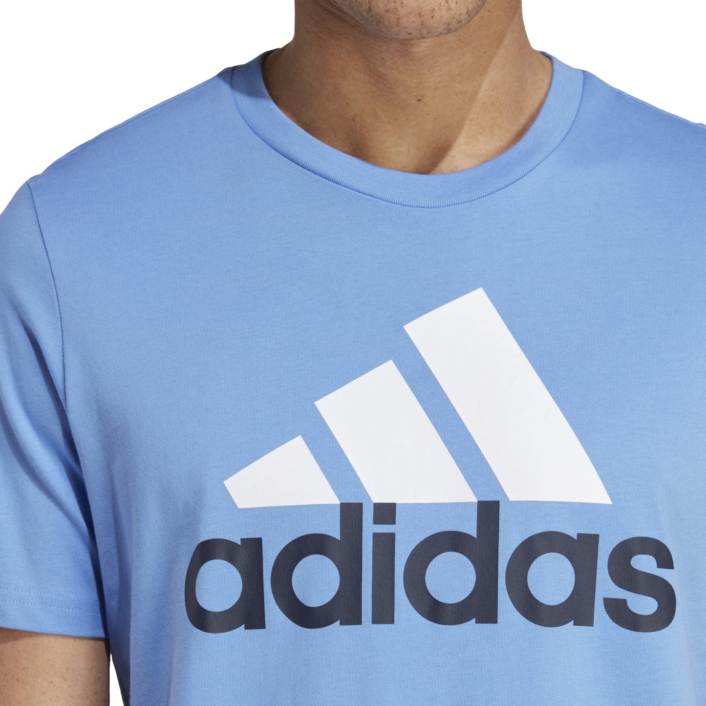 adidas Men's Essentials Single Jersey Big Logo Tee T-Shirt