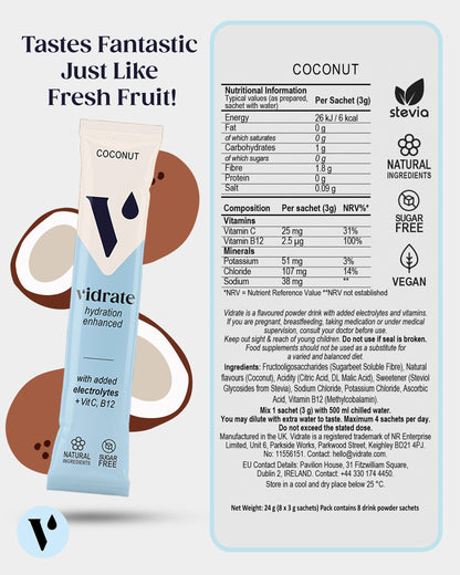 Vidrate Electrolytes Powder