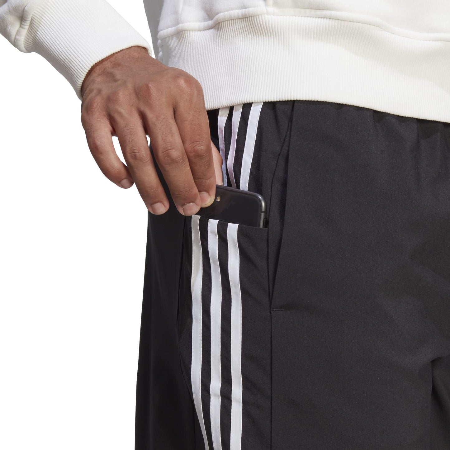 adidas Men's Aeroready Essentials with Stripes Shorts