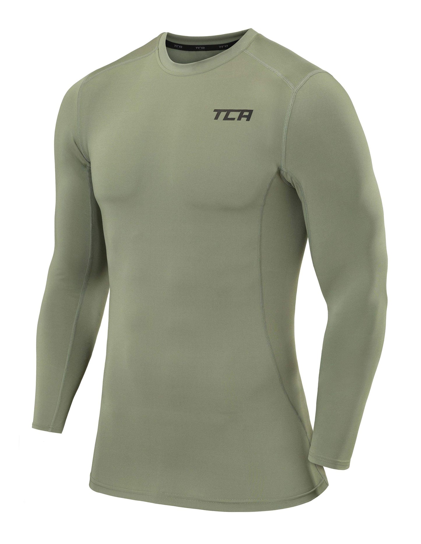 TCA Boys Pro Performance Compression Shirt Long Sleeve Top Compression Tops for Boys Base Layers Boys