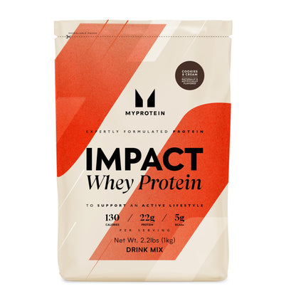 MyProtein Impact Whey Protein Powder – 1kg, 23g of Protein per Serving, Supports Muscle Building, Recovery & Lean Muscle Maintenance - 40 Servings