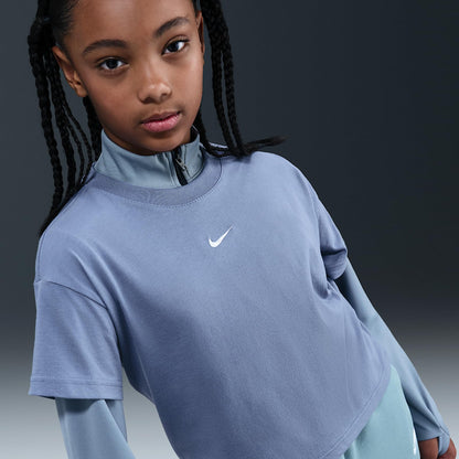NIKE Girl's G NSW Tee Boxy Essntl Lbr Shirt