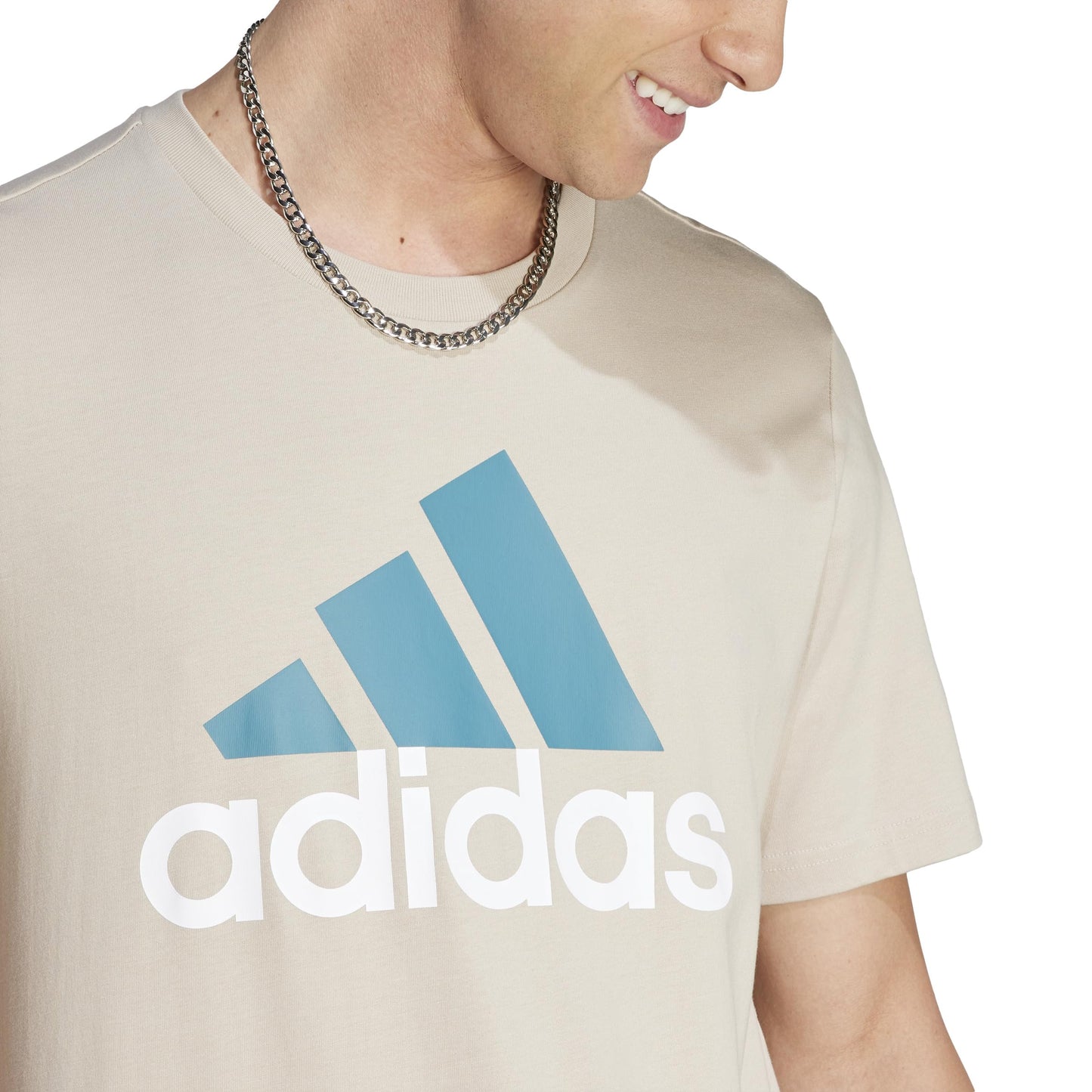 adidas Men's Essentials Single Jersey Big Logo Tee T-Shirt